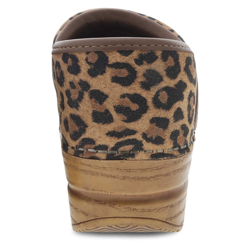 Dansko Womenâ€™s Professional Slip-On Clogs â€“Rocker Sole and Arch Support for Comfort-Ideal for Nursing, Food Service, HealthcareLeopard Suede 7.5-8 M US - Image 5